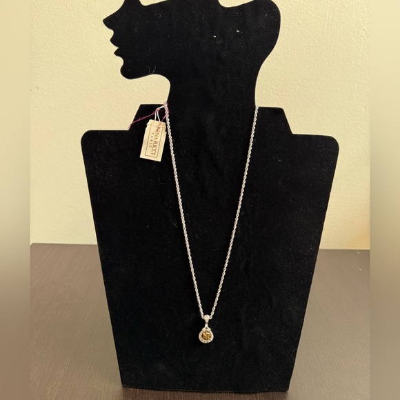 Nina Ricci Silver Pendant Necklace - Picture 1 of 7